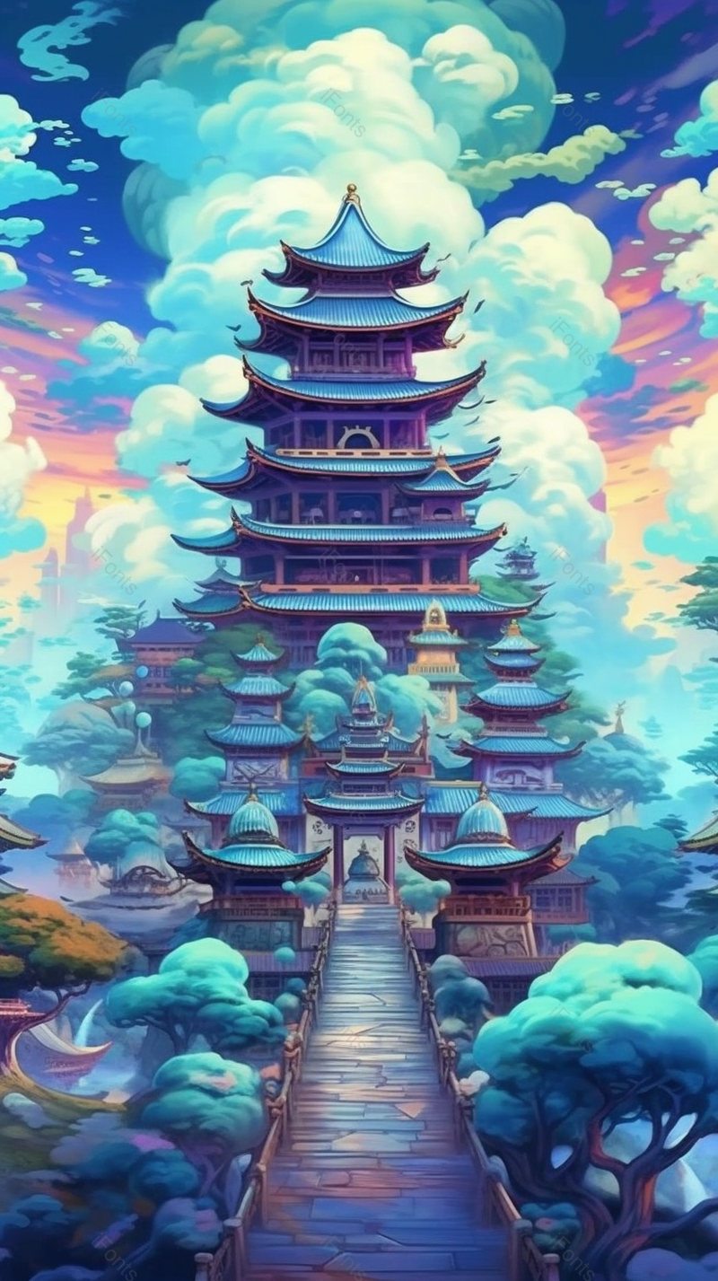 山中宝塔水彩国画风景画,插画/手绘图,插画/手绘图库,插画/手绘图下载,插画/手绘